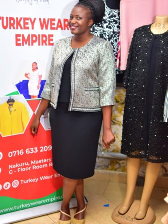 Turkey skirt suits Kenya, Jacquard blazer and skirt set, executive wear Nakuru, Turkey Wear Empire Nairobi, Kenyatta Avenue boutiques, luxury plus size suits Kenya, professional office wear.
